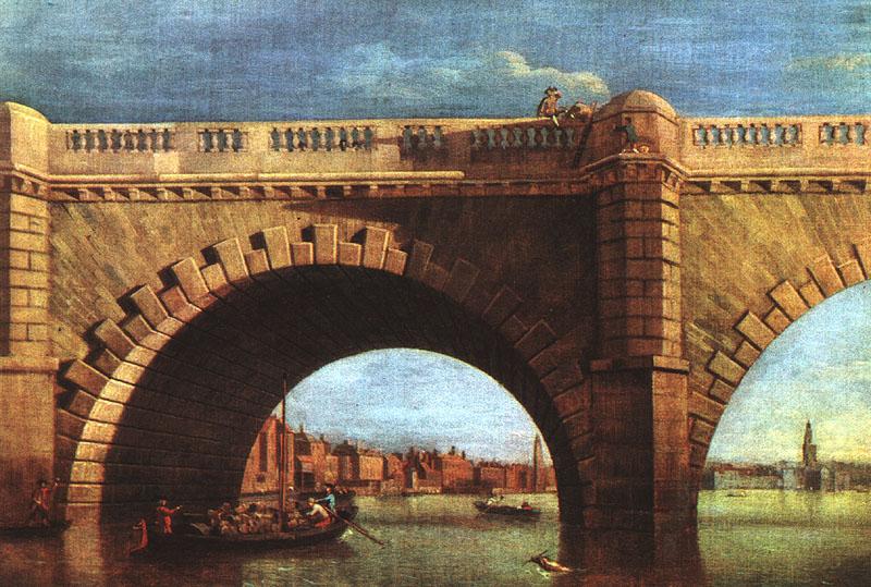 SCOTT, Samuel Part of Old Westminster Bridge a china oil painting image